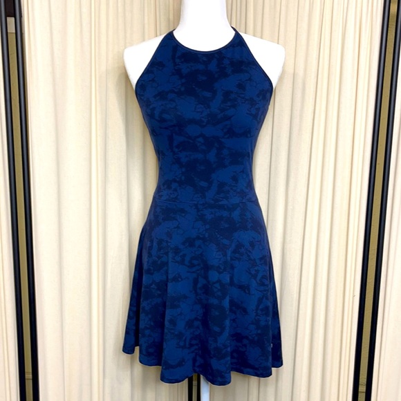 Vans Dresses & Skirts - EUC- VANS- BLUE TIE- DYE HALTER STRETCHY DRESS S